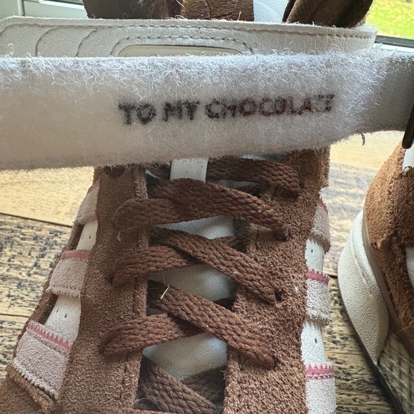Adidas Forum Mid Chocolate To My Strawberry size 8 - Picture 3 of 5